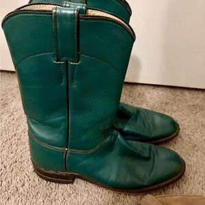 Vintage Teal Justin Ropers
